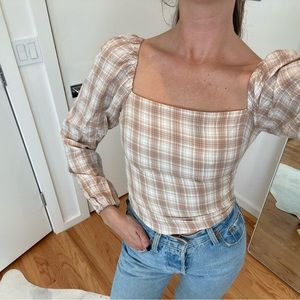Abercrombie Gingham Top